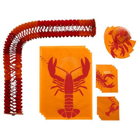 Набор для праздника раков IKEA КРЭФТСКИВА ФЕСТПЭК 002.187.87