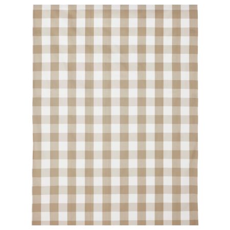 Ткань БЕРТА РУТА, крупная клетка, бежевый (150 см)