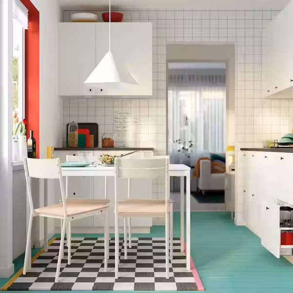 VIHALS / BUSLÄTT БУСЛЭТТ Стол и 4 стула - фото 2