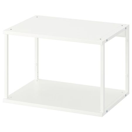 PLATSA Открытый стеллаж - белый 60x40x40 см