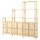 Стеллаж с дверцами, сосна, 259x30x226 см IKEA IVAR ИВАР 594.034.72