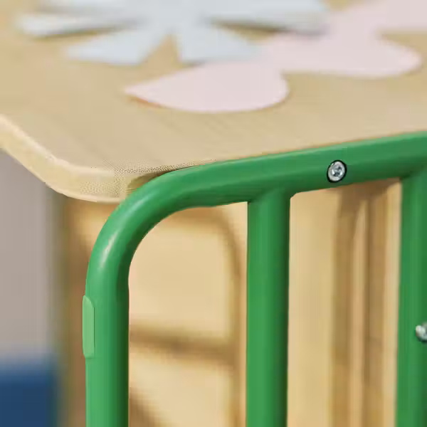 SMÅSKRAKE СМОСКРАКЕ Многофункциональн детский стул/стол - зеленый - фото 4