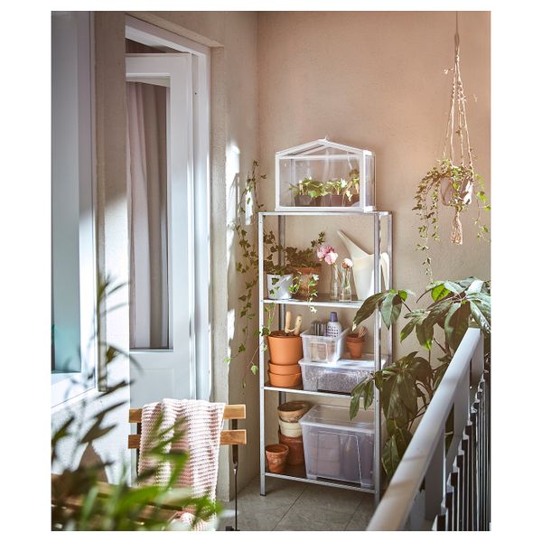 Стеллаж, для дома, улицы 60x27x140 см IKEA HYLLIS ХИЛЛИС 203.787.46 - фото 8