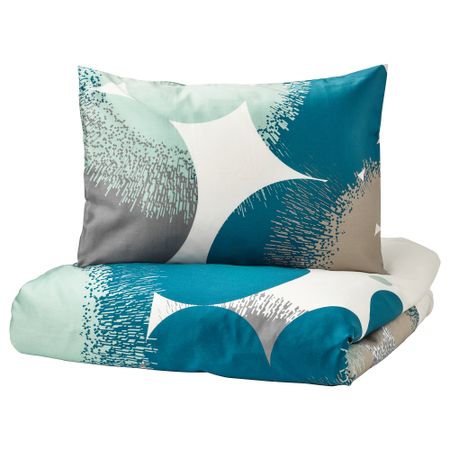 Пододеяльник и 2 наволочки БОЛЛТИСТЕЛЬ, синий