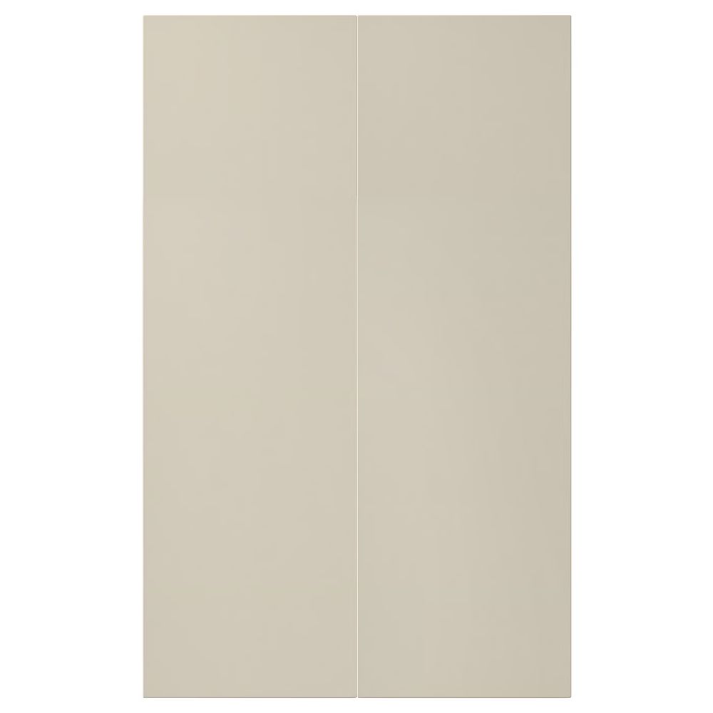 HAVSTORP Дверца д/напольн углового шк, 2шт - бежевый 25x80 см - фото 1