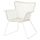 Садовое кресло, белый IKEA HÖGSTEN ХЭГСТЕН 202.098.62