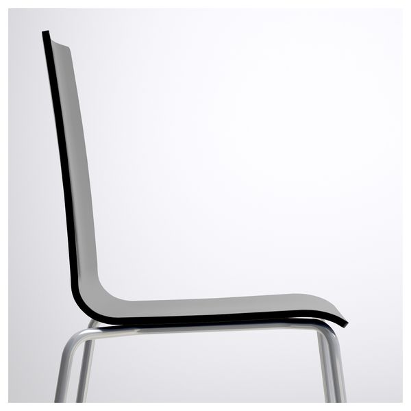 Стул МАРТИН, серебристый, черный - фото 4