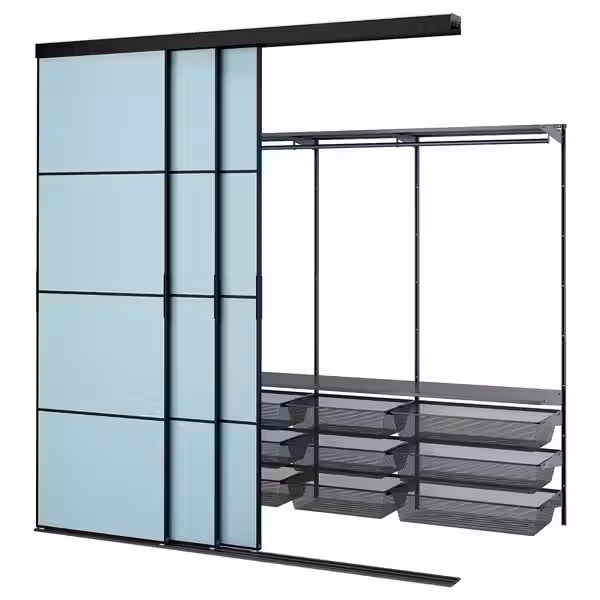 SKYTTA / BOAXEL Гардеробная с раздвижными дверями - фото 1