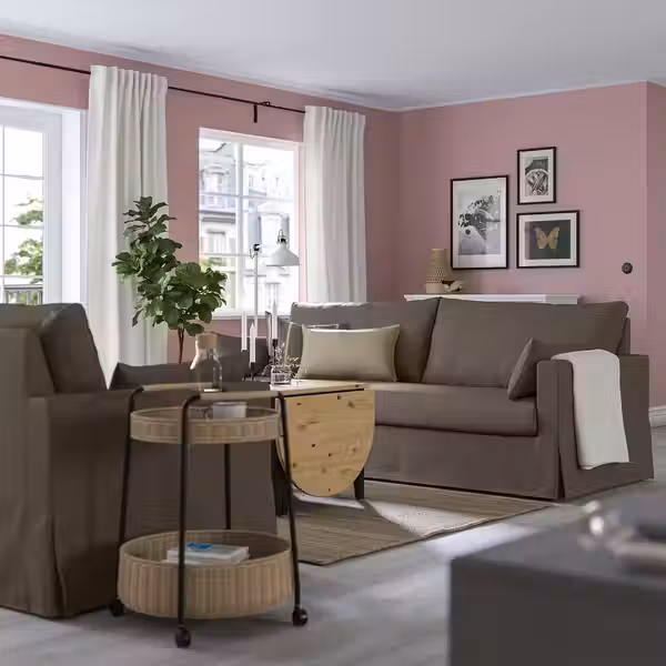 HYLTARP ХИЛЬТАРП 3-местный диван - Gransel серо-коричневый - фото 3