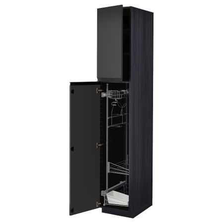 Высокий шкаф с отделением для аксессуаров для уборки IKEA METOD МЕТОД 094.955.39