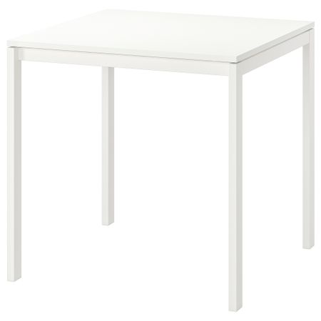 Стол, белый, 75x75 см IKEA MELLTORP МЕЛЬТОРП 390.117.81