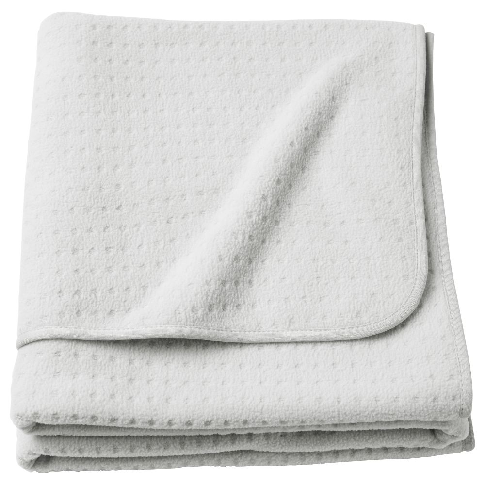 Плед ЮППЕРЛИГ, светло-серый (130x170 см) - фото 1