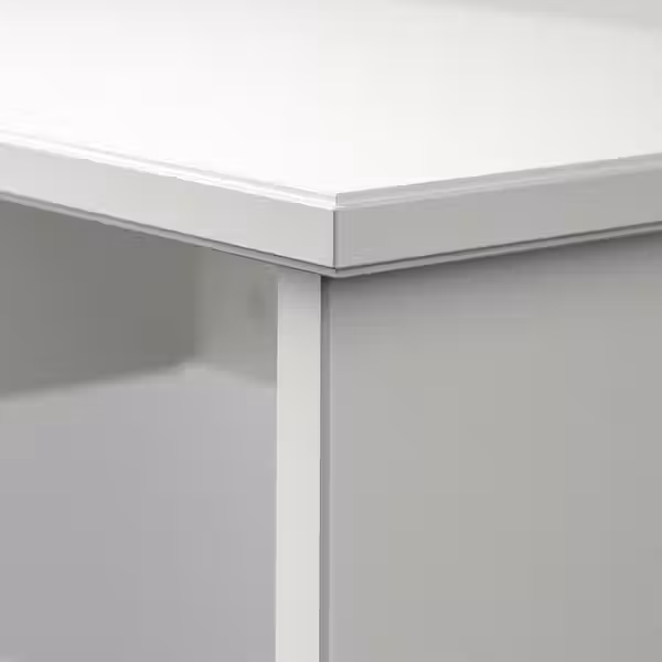 IDANÄS Дополнительный модуль для стола - белый 152x30 см - схема-чертеж с размерами