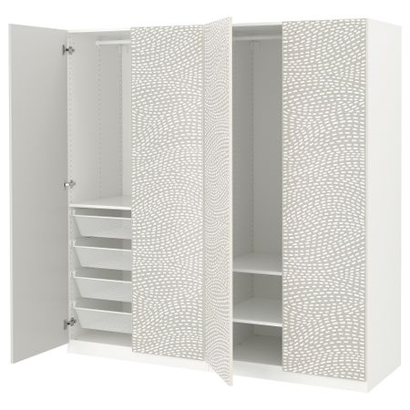 Гардероб, комбинация IKEA PAX ПАКС, MISTUDDEN 195.229.57