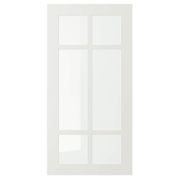 Стеклянная дверь, белый 40x80 см IKEA STENSUND СТЕНСУНД 104.514.31 - фото 1