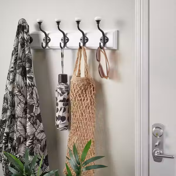 LANDKRABBA ЛАНДКРАББА Вешалка 5-местная - белый 50 см - фото 4