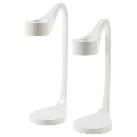 Набор подсвечников, 2 штуки ЭТТЕВИКТИГ, белый