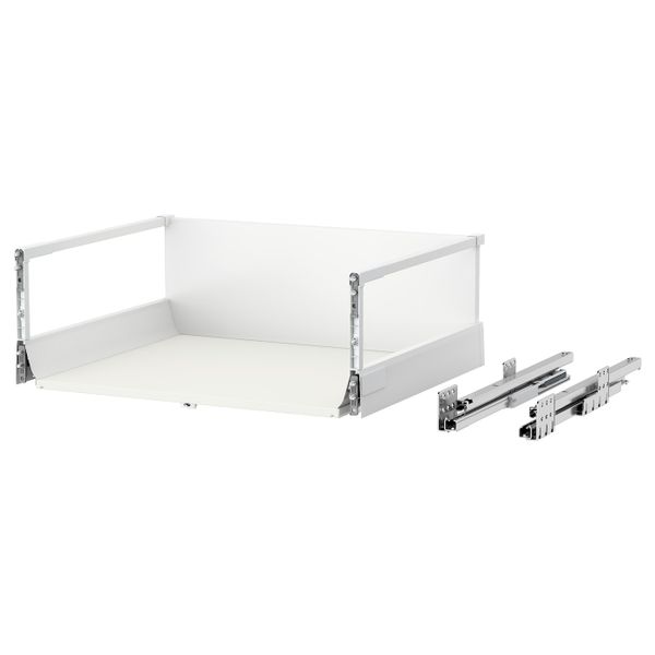 Ящик, высокий, белый 60x45 см IKEA MAXIMERA МАКСИМЕРА 703.680.90 - схема-чертеж с размерами