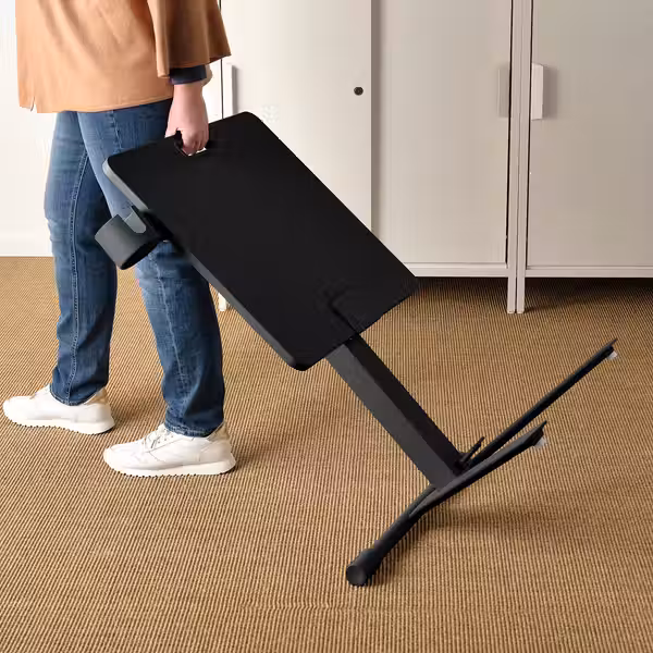 MITTZON МИТТЗОН Стол для ноутбука, на колесиках - чёрный 66x50 см - фото 13