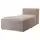 JÄTTEBO Модульная козетка, левая - самласа серо-бежевый