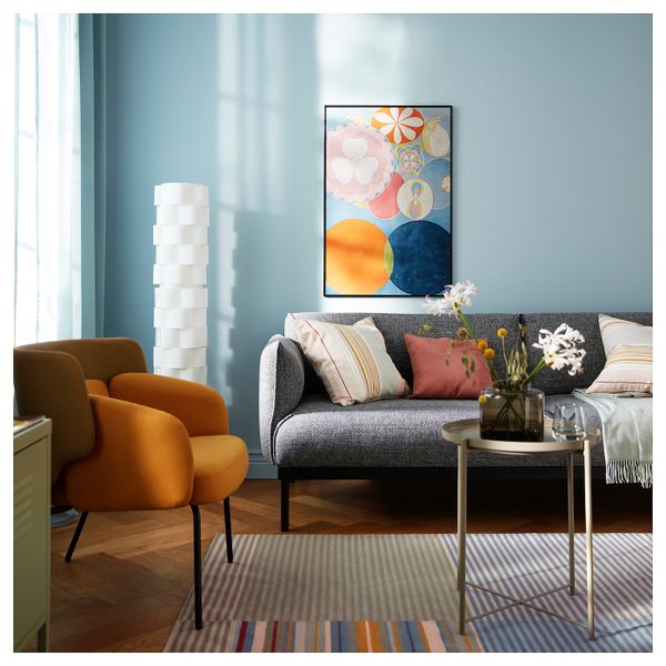 Постер, Красивая пастель 61x91 см IKEA BILD БИЛЬД 205.127.35 - схема-чертеж с размерами