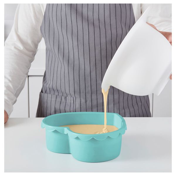 Форма для выпечки, в форме сердца голубой 1.5 л IKEA SOCKERKAKA СОККЕРТАКА 403.745.92 - фото 2