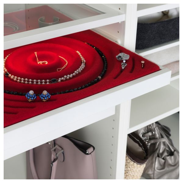 Выдвижная полка + вставка для украшений КОМПЛИМЕНТ, белый, красный - фото 2
