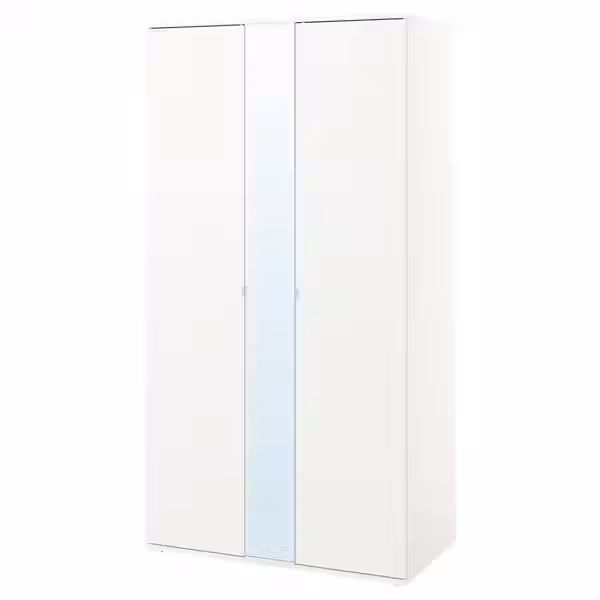 VIHALS Гардероб 2-дверный - белый 105x57x200 см - фото 1