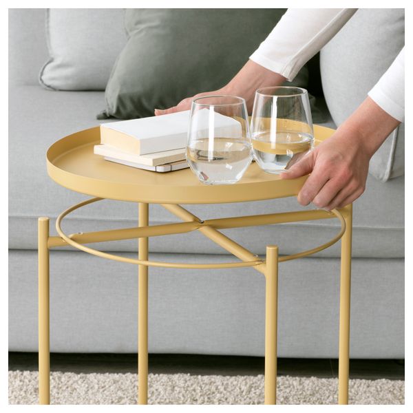 Стол сервировочный ГЛАДОМ, светло-желтый (45x53 см) - фото 4