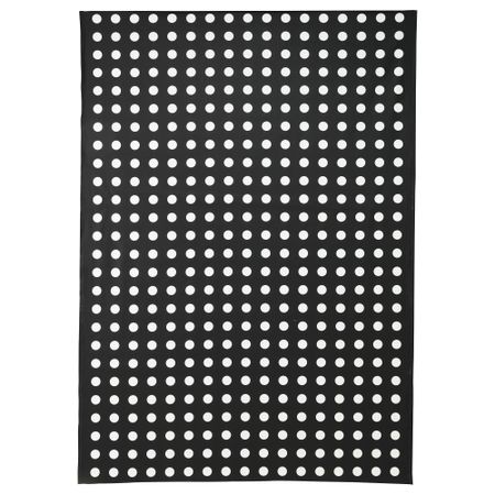 Ткань с пластиковым покрытием ЛИАЛОТТА, черный/белый (145 см)