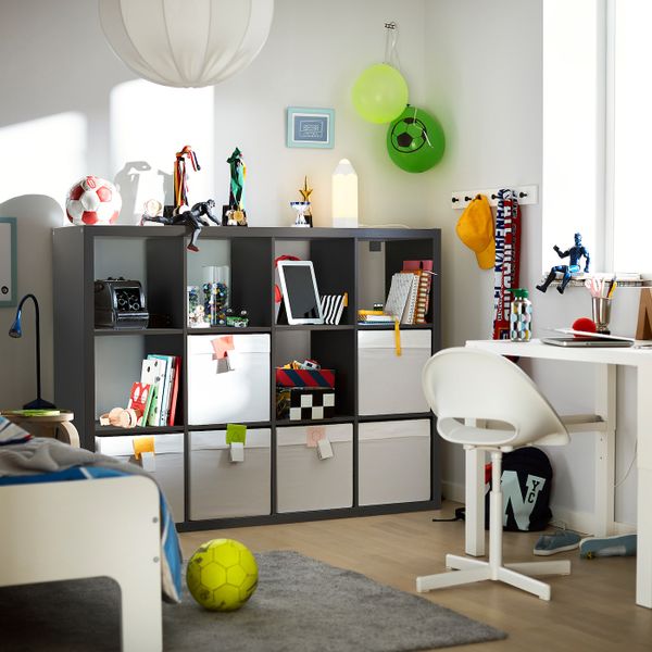 Стеллаж, черно-коричневый 112x147 см IKEA KALLAX КАЛЛАКС 804.099.38 - фото 6