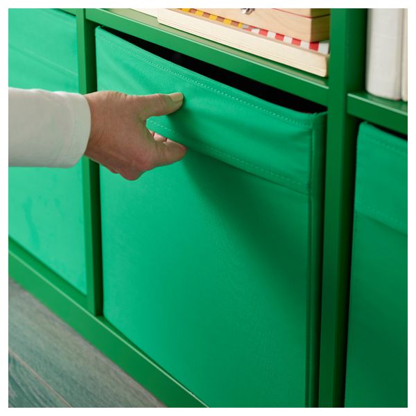 Коробка ДРЁНА, зеленый (33x38x33 см) - схема-чертеж с размерами