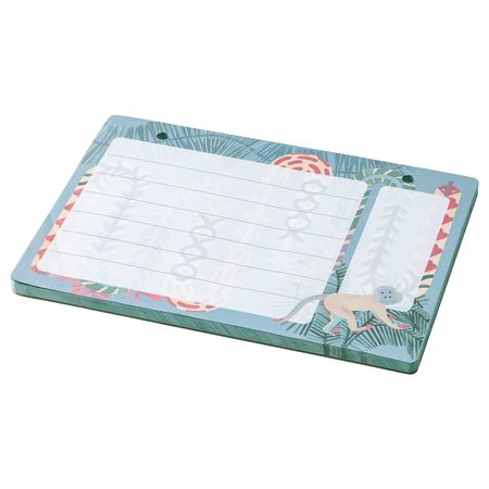 Еженедельник, разноцветный/зверюшка 21x30 см/80 шт 80 гр/м² IKEA ИЛЛБАТТИНГ 004.576.88