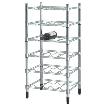 Стеллаж для/бутылок ОМАР, оцинковка (46x36x94 см)