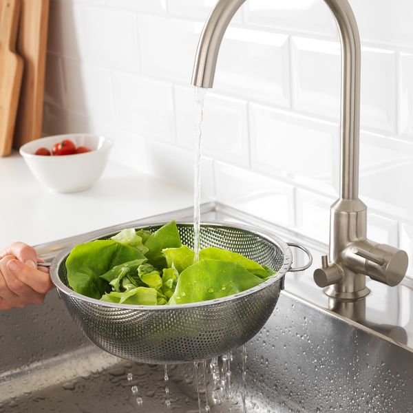 Дуршлаг, нержавеющая сталь IKEA IDEALISK ИДЕАЛИСК 803.728.31 - фото 2