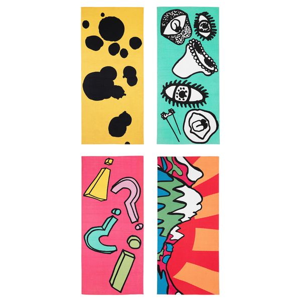 Ковер, безворсовый СПРИДД, различные орнаменты (80x180 см) - фото 1