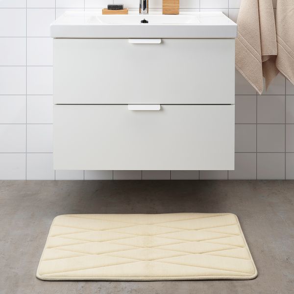 Коврик для ванной, бежевый 50x80 см IKEA UPPVAN УППВАН 104.556.41 - фото 3