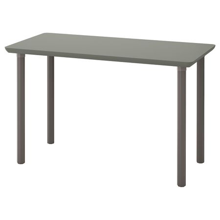 Стол, серо-зеленый/серый 120x60 см IKEA ÅMLIDEN ОМЛИДЕН / ALVARET АЛЬВАРЭТ 192.299.17