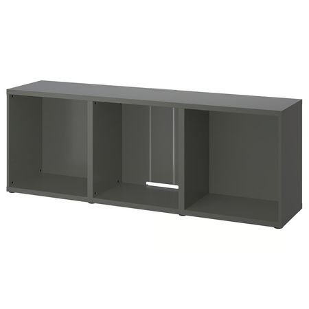 BESTÅ Тумба под ТВ - темно-серый 180x40x64 см