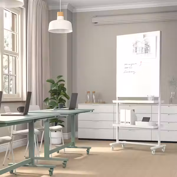 MITTZON МИТТЗОН Каркас на колесиках - белый 85x205x50 см - фото 4