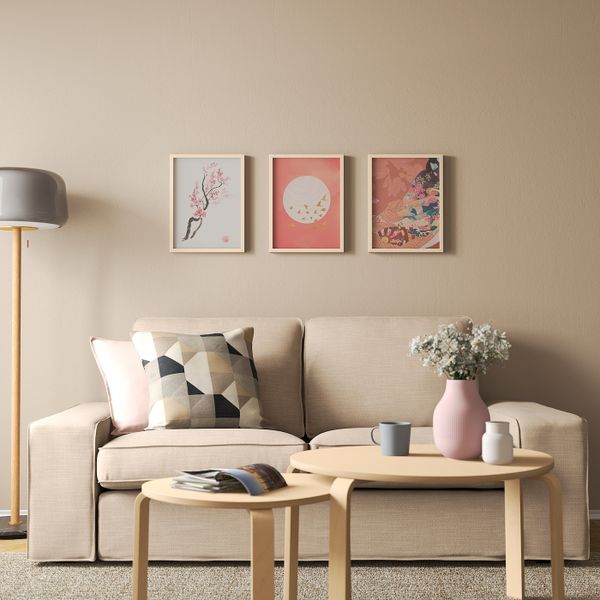 Постер, Ветка вишни в цвету 30x40 см IKEA BILD БИЛЬД 404.914.64 - схема-чертеж с размерами