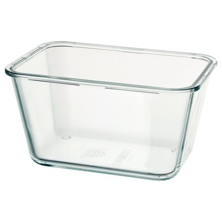 Контейнер для продуктов, прямоугольной формы/стекло 1.8 л IKEA IKEA 365+ ИКЕА/365+ 503.592.04
