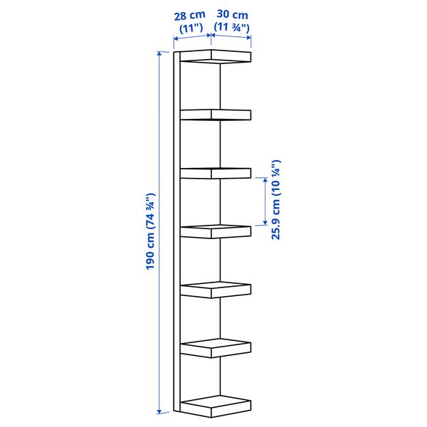 IKEA, дополнительный ракурс - схема-чертеж с размерами