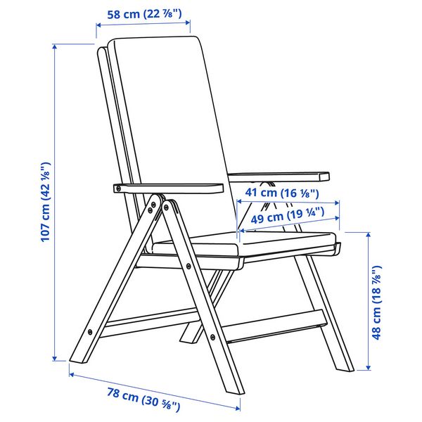 IKEA в интерьере - схема-чертеж с размерами