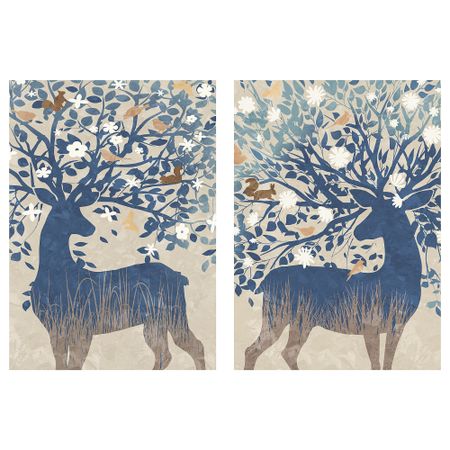 Картина, Олени, 50x70 см IKEA PJÄTTERYD ПЬЕТТЕРИД 505.180.43
