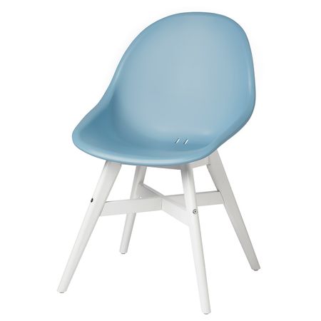 Стул для/дома/сада, голубой/белый IKEA FANBYN ФАНБЮН 293.169.28