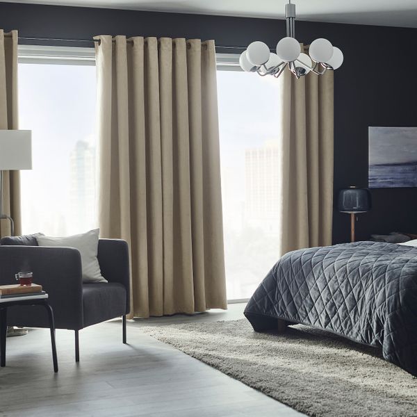 Гардины, блокирующие свет, 2 шт., бежевый 145x300 см IKEA BIRTNA БИРТНА 404.807.76 - фото 5