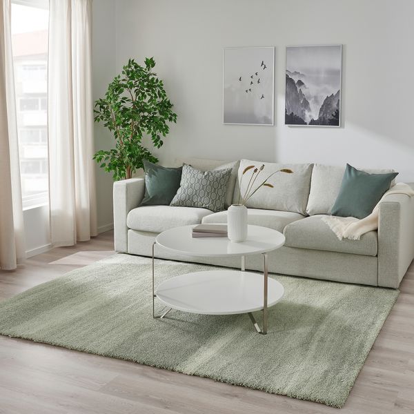 Ковер, длинный ворс, 170x240 см, светлый серо-зеленый IKEA SÖNDERÖD СЁНДЕРЁД 705.251.65 - фото 5