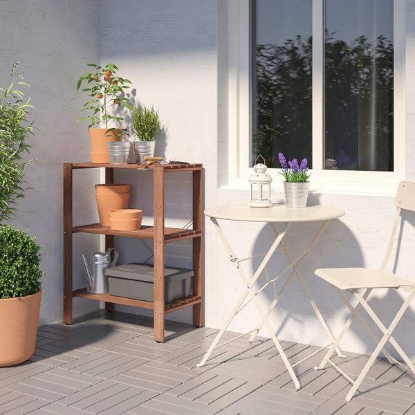 Стеллаж, для/сада, коричневая морилка 70x35x90 см IKEA TORDH ТУРД 293.161.84 - фото 2