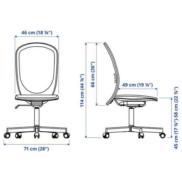Стол и комбинация для хранения, и рабочий стул бежевый, белый IKEA TROTTEN/FLINTAN ТРОТТЕН/ФЛИНТАН / EKENABBEN ЭКЕНАББЕН - фото 5